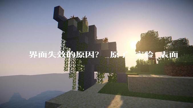 界面失效的原因？_原子_实验_表面
