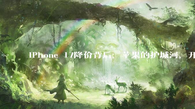 iPhone 17降价背后：苹果的护城河，开始漏水了_系列_内存价格_市场